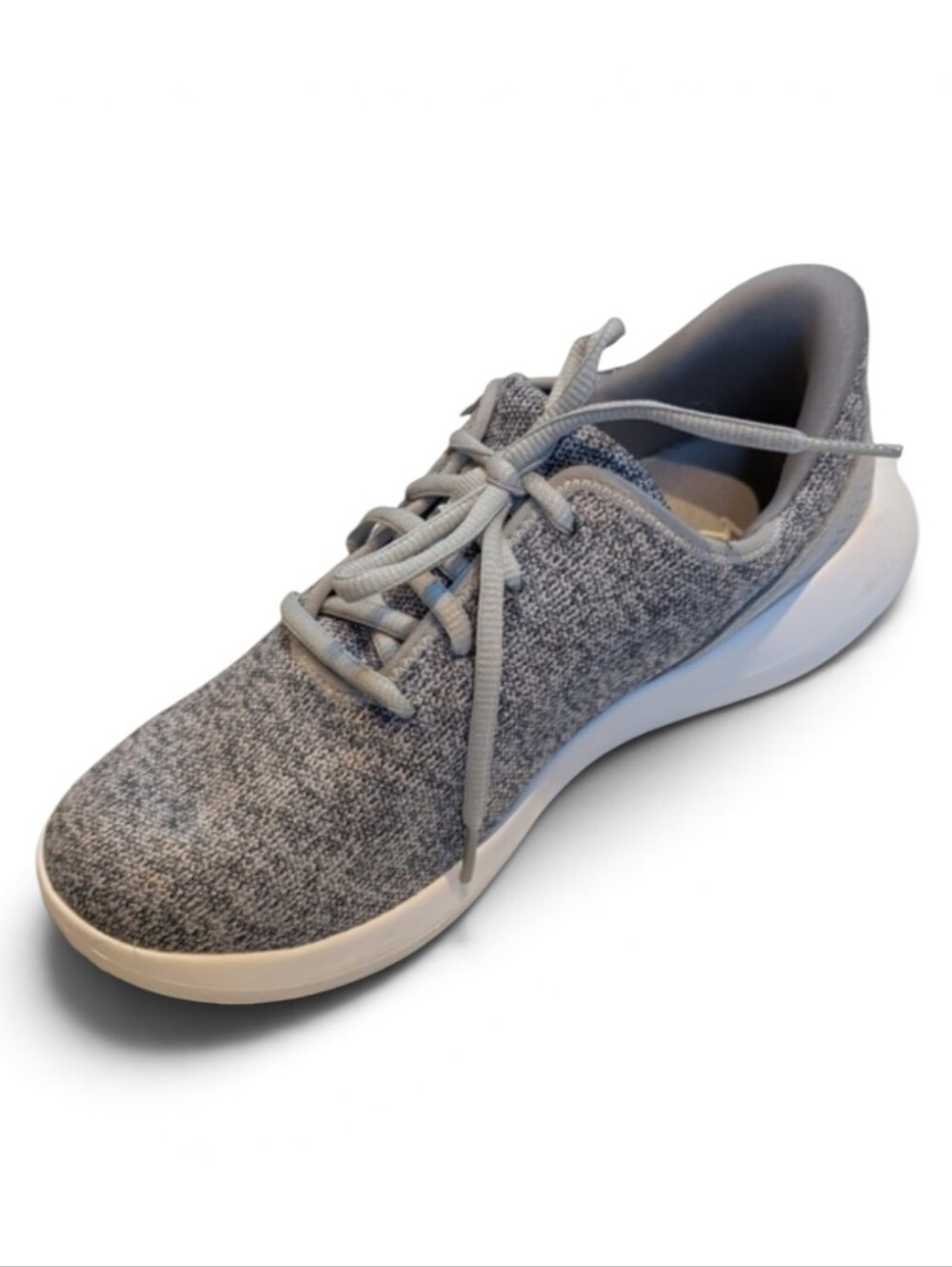 Kizik, Madrid Eco-Knit, Heather Gray Sneakers. Size 8.5 W (Wide)